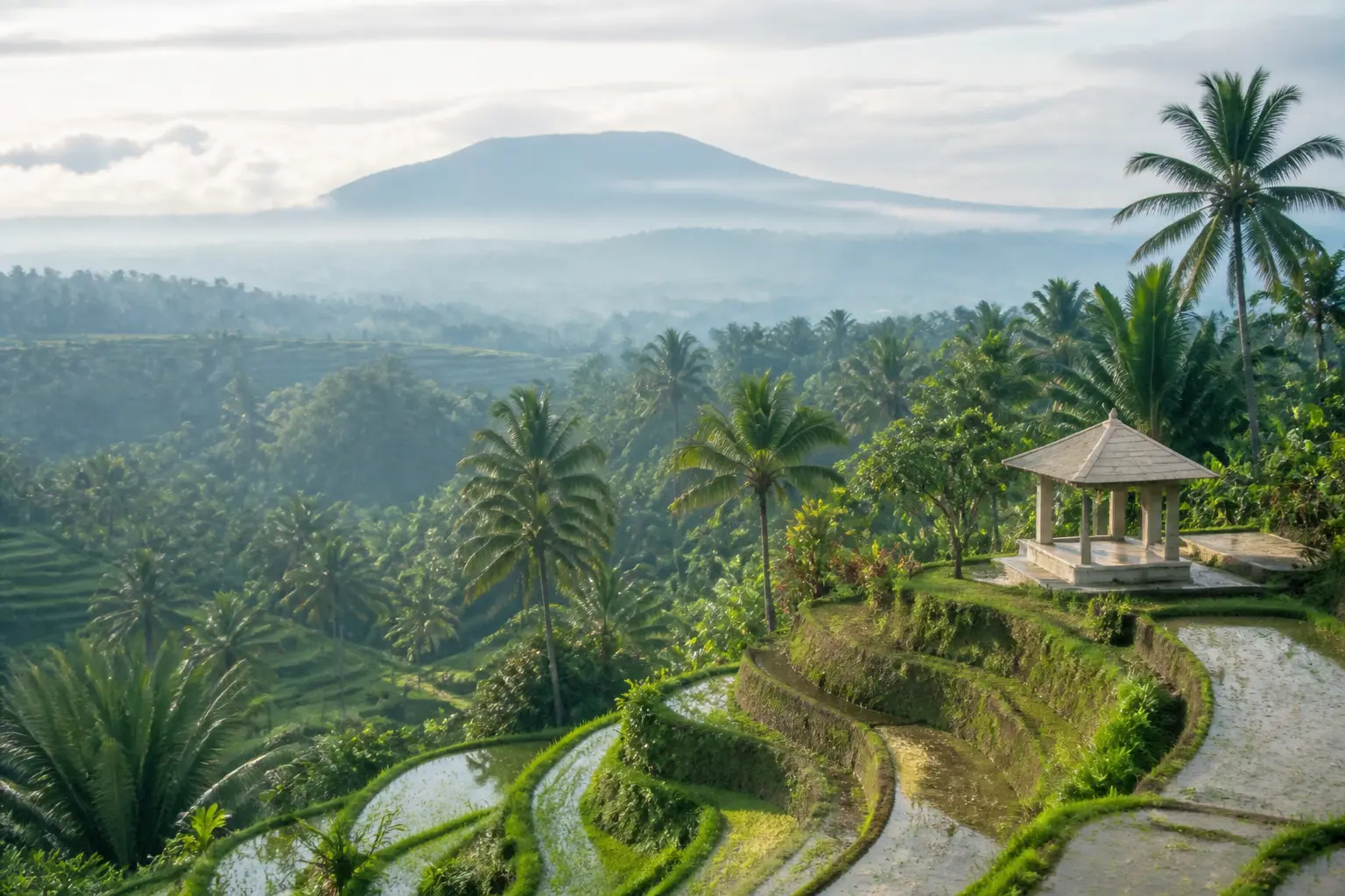 Travel view of Bali