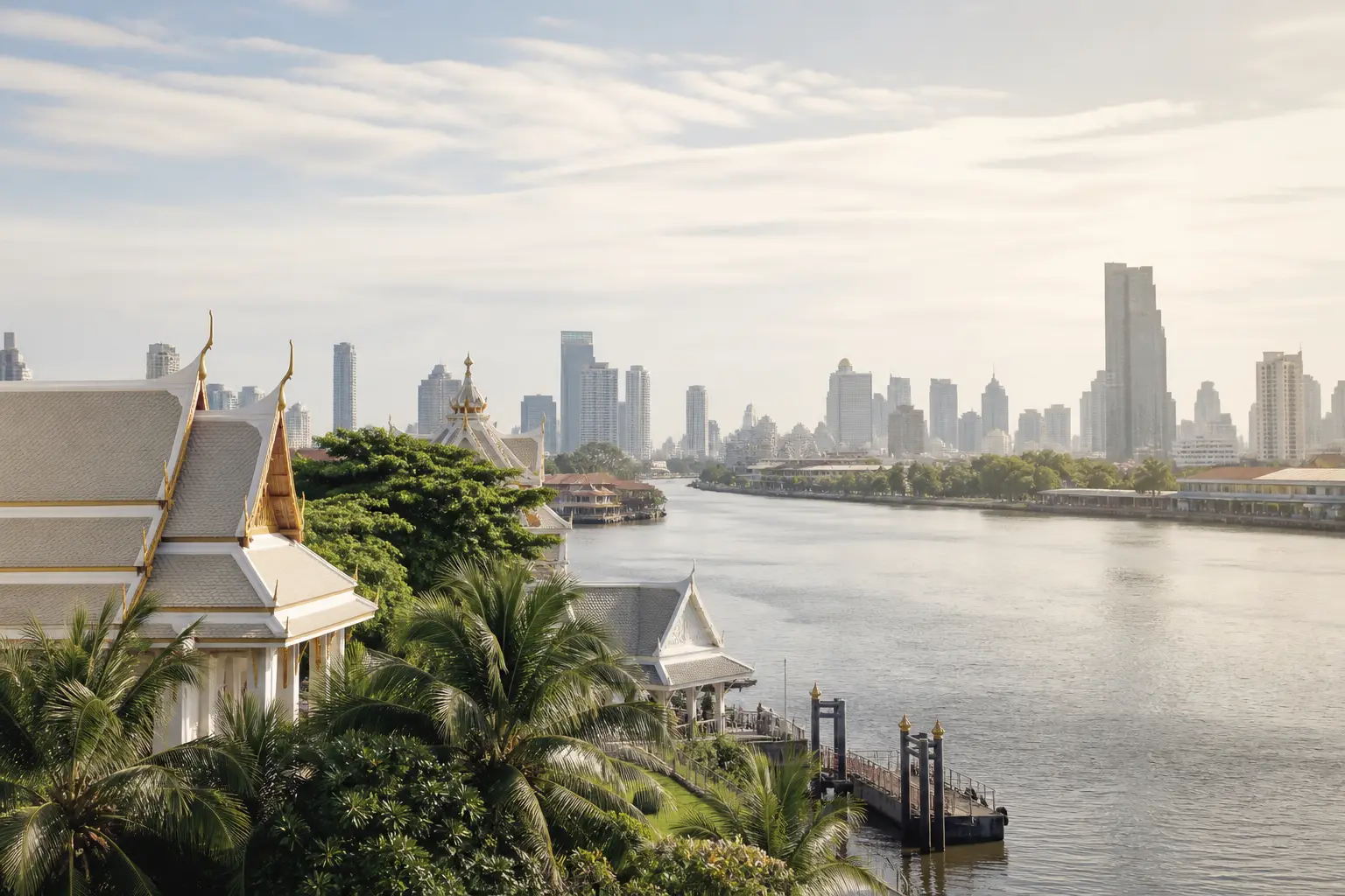 Travel view of Bangkok