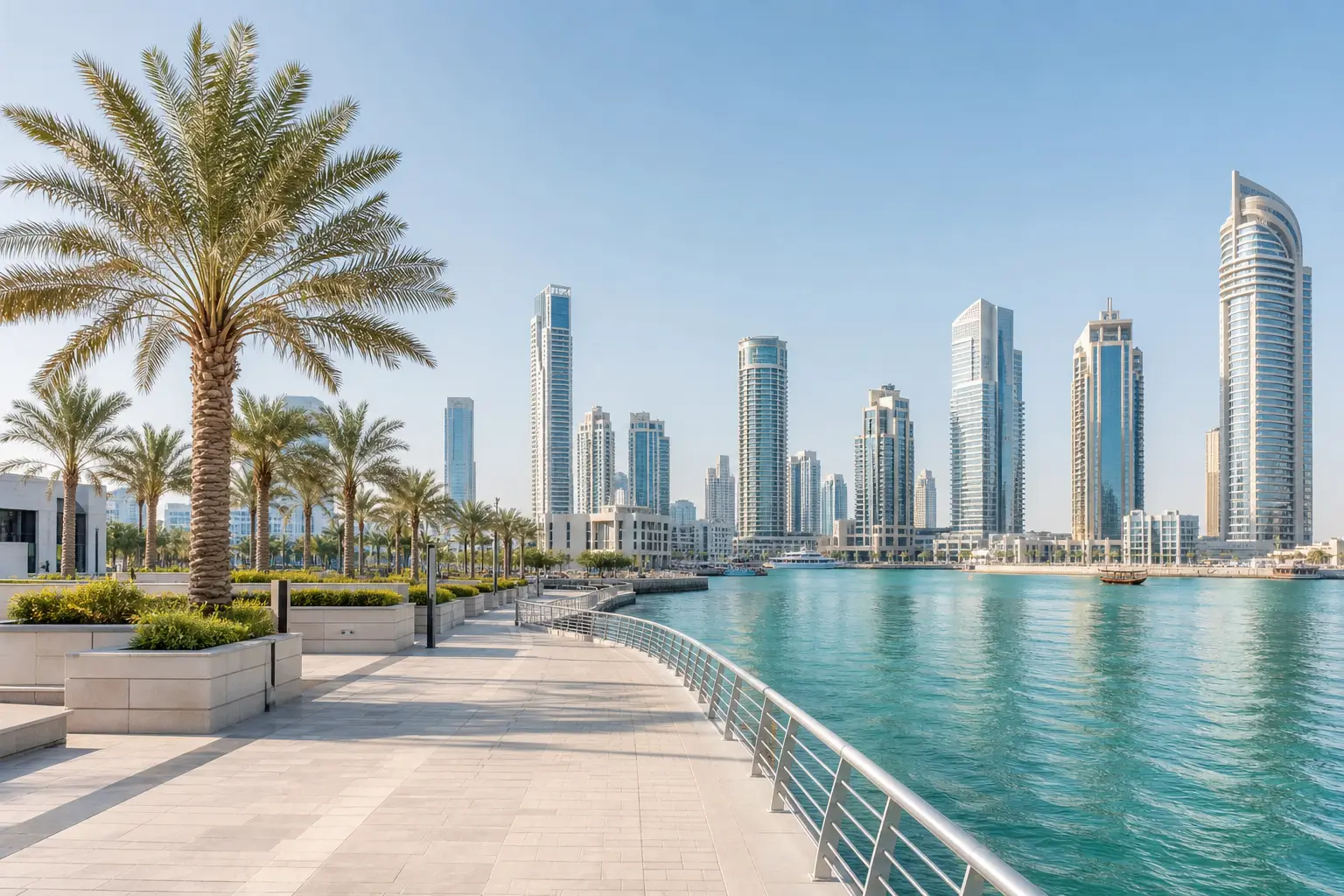 Travel view of Dubai