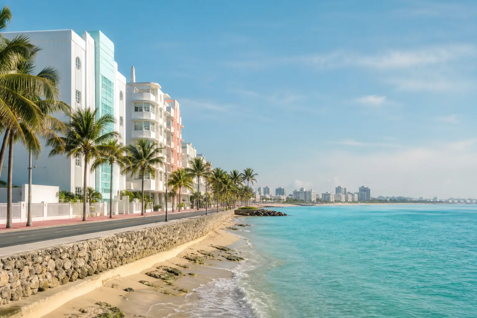 Travel view of Miami