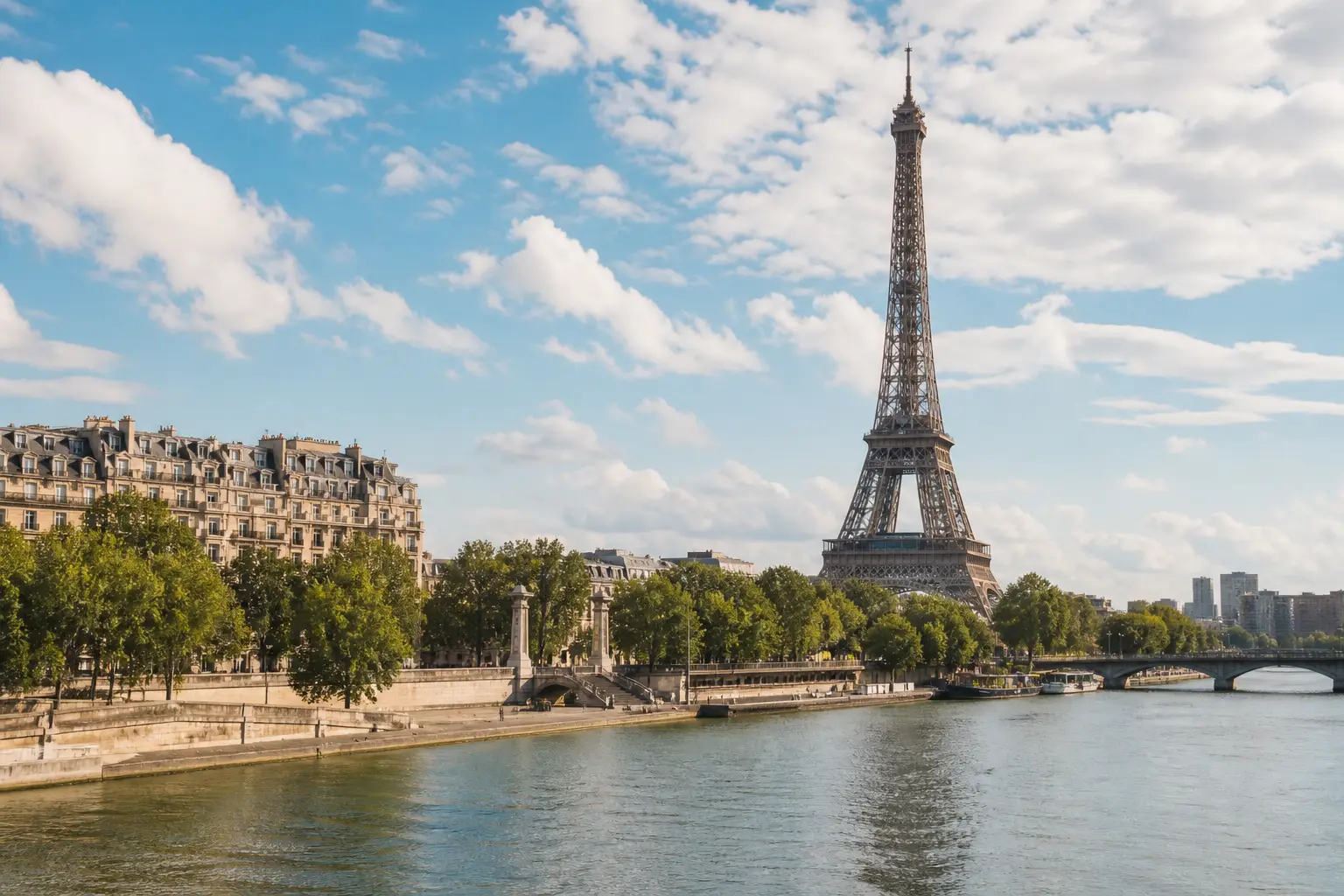 Travel view of Paris