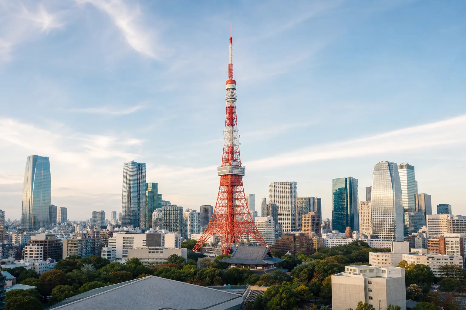 Travel view of Tokyo
